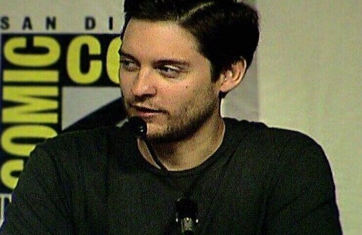 Tobey Maguire durante un intervista al ComicCon