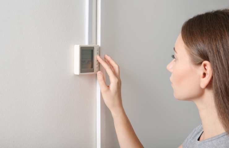 termostato da regolare prima di andare a letto
