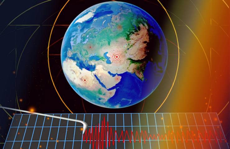Sismografo e pianeta terra