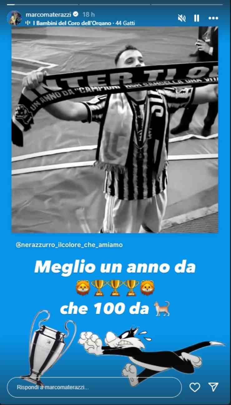 Materazzi contro Gatti epico botta e risposta