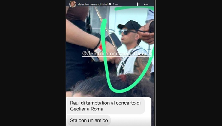 Raul beccato in compagnia