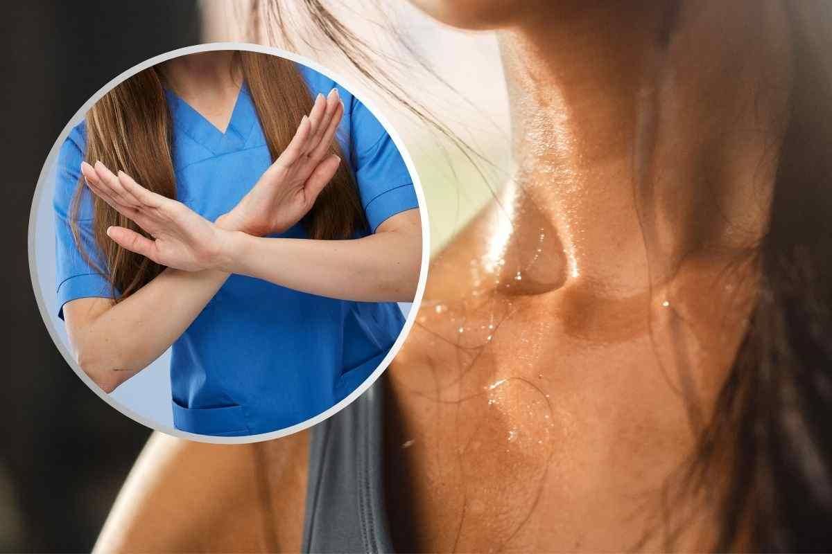 Sudorazione eccessiva: metodo eliminare