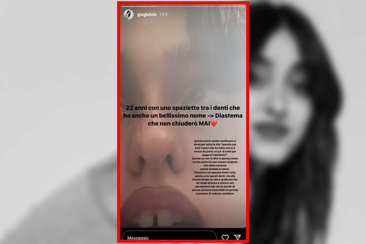 Giulia Stabile risponde al bodyshaming sul suo sorriso