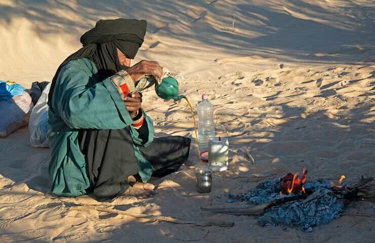 Tuareg nel deserto