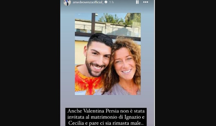 valentina persia esclusa dal matrimonio di ignazio moser e cecilia rodriguez