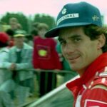 Ayrton Senna nel paddock