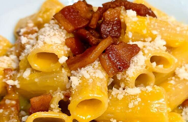 carbonara rigatoni